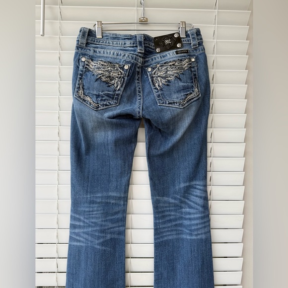 Miss Me Blue Boot Cut Jeans - Picture 7 of 13